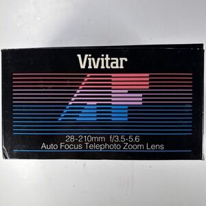 Vivitar 28-210mm f/3.5-5.6 Auto Focus Telephoto Zoom Lens for Nikon Boxed